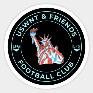 NJ NY Gotham Soccer USWNT and Friends Shirt Sticker